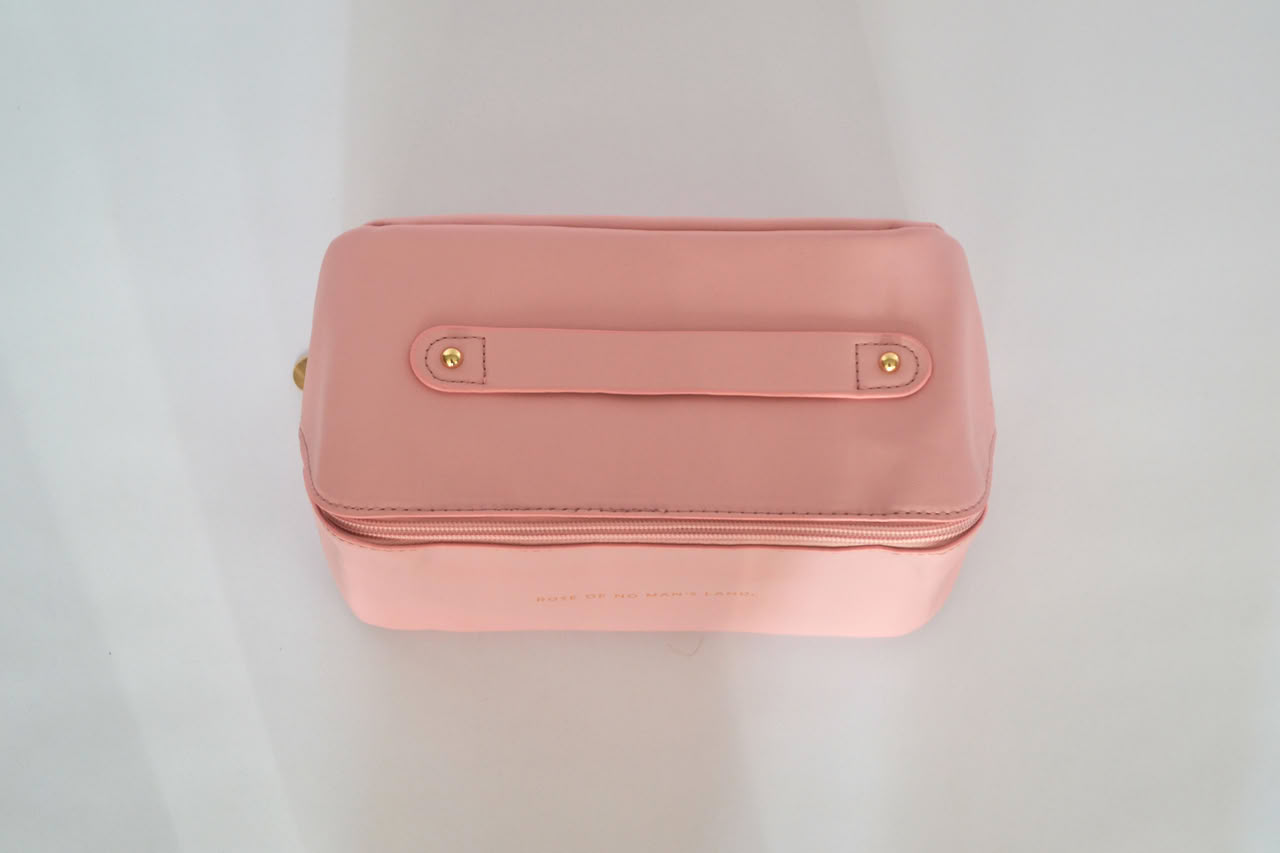Leather Makeup Bag - Pink - Image 4