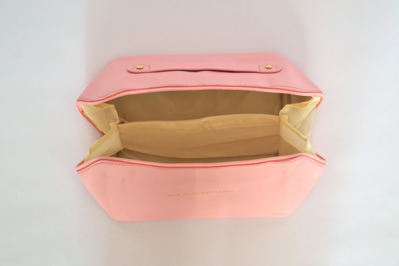 Leather Makeup Bag - Pink - Image 5