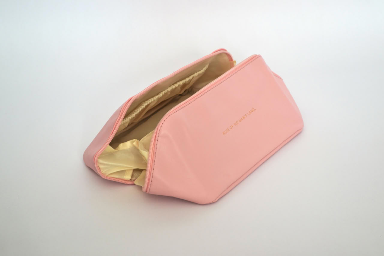 Leather Makeup Bag - Pink - Image 6