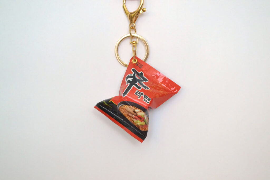 Instant Noodles Mini Keychain - Red