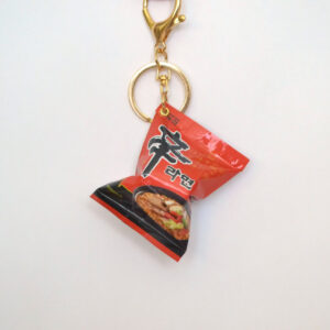Instant Noodles Mini Keychain - Red