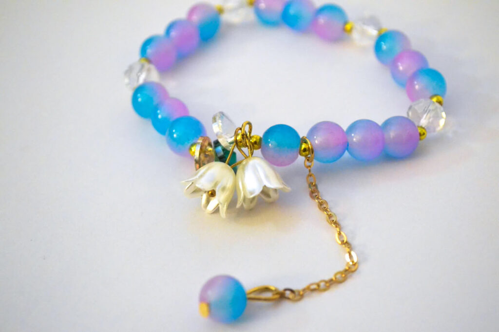 Crystal Pearl Beaded Bracelet