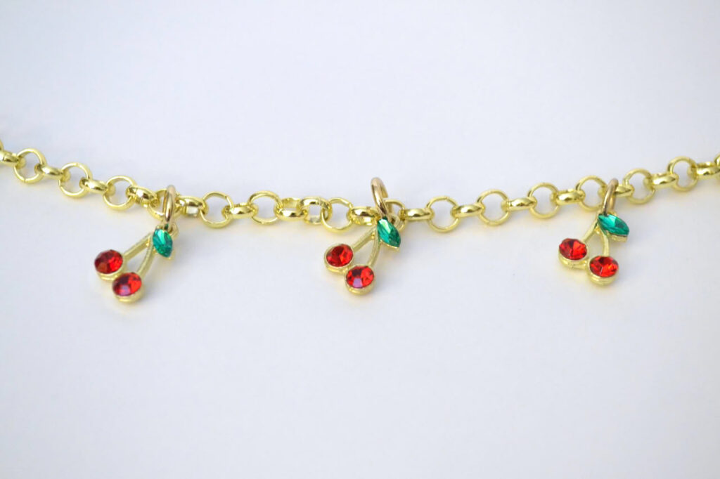 Cherry Gold Decorative Chain
