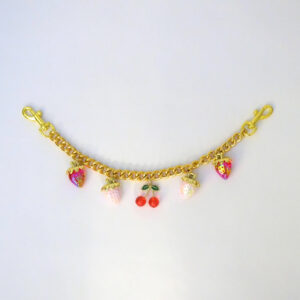 Strawberry Cherry Gold Decorative Chain