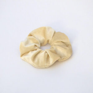 Velvet Hair Tie - Beige