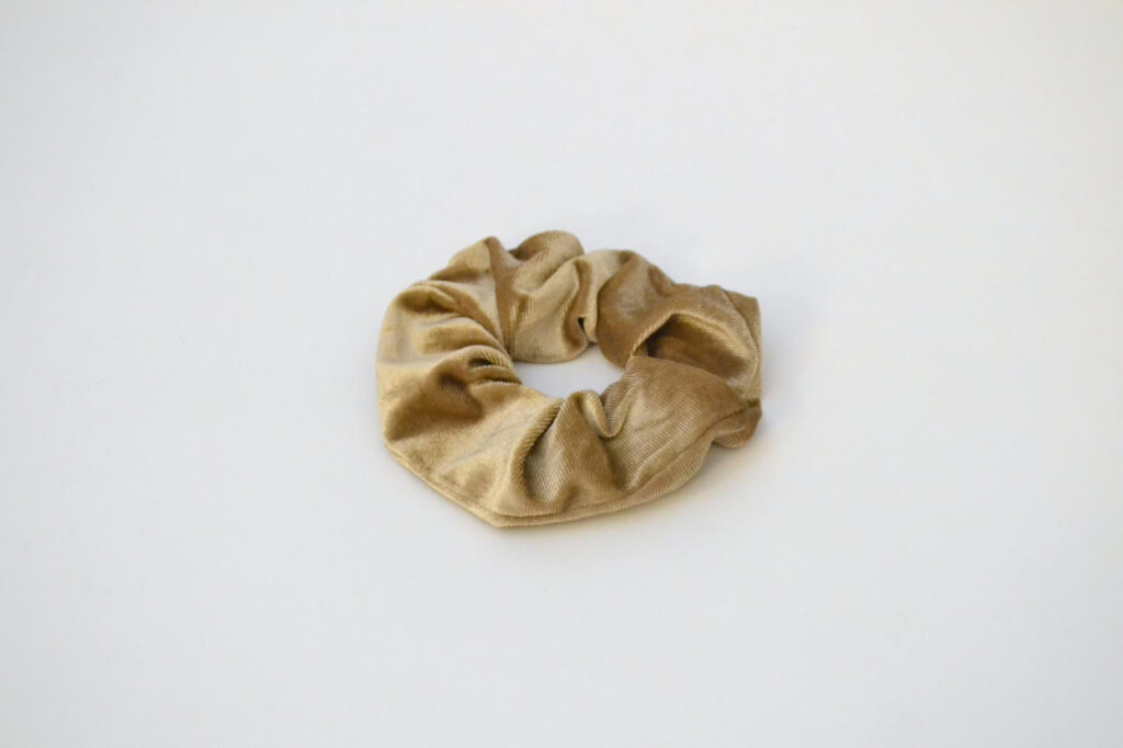Velvet Hair Tie - Brown