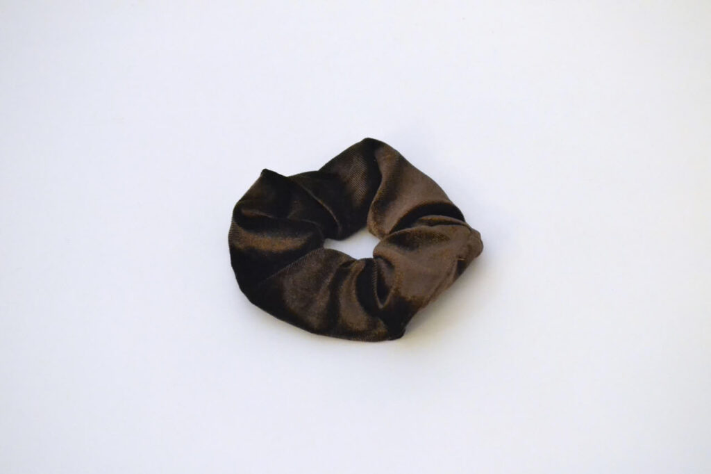 Velvet Hair Tie - Dark Brown