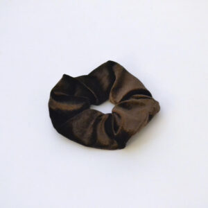 Velvet Hair Tie - Dark Brown