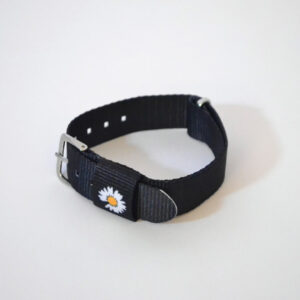 Black Bracelet With Flowers