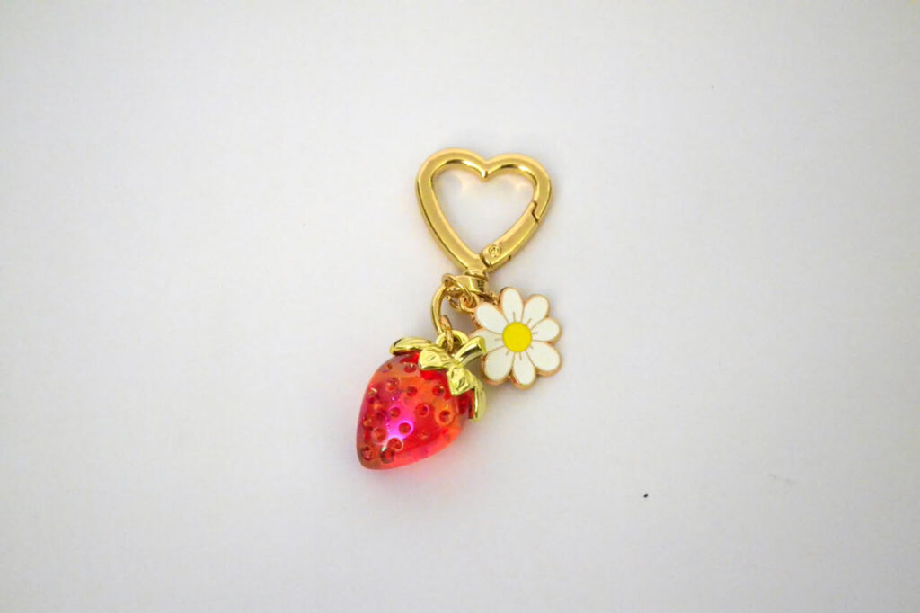 Strawberry Keychain - Red