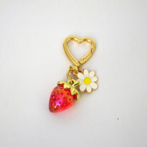 Strawberry Keychain - Red